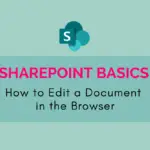 How to edit a document in the browser