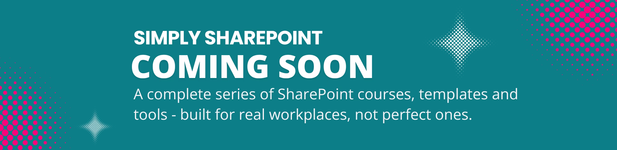 Courses coming soon to simply sharepoint