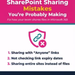 10 SharePoint Sharing Mistakes You’re Probably Making