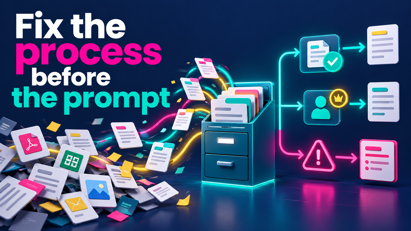 Fix the process before the prompt